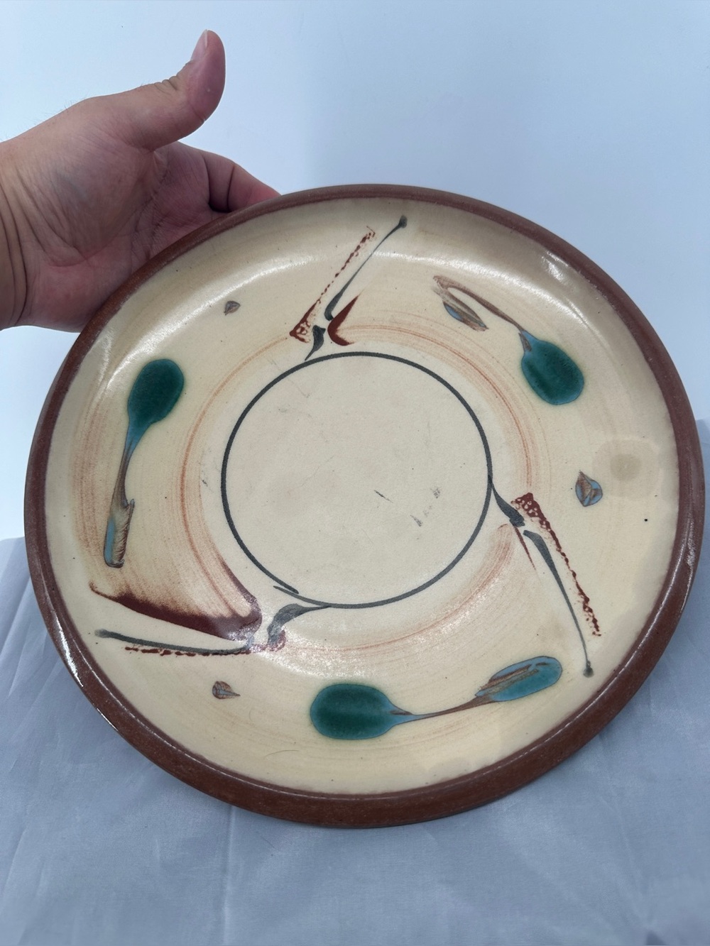 Steve Briggs Colorado artist decorative handmade serving platter